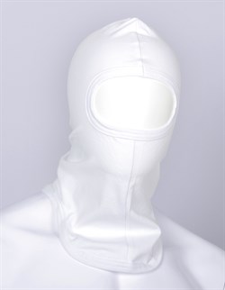 Подшлемник закрытое лицо кулирка/лайкра, белый П130Б - фото 11168815