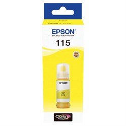 Чернила EPSON 115 (C13T07D44A) для СНПЧ L8160/L8180, желтые, объем 70 мл, ОРИГИНАЛЬНЫЕ - фото 11215641