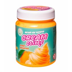 Слайм (лизун) "Cream-Slime", с ароматом мандарина, 250 г, SLIMER, SF02-K - фото 11227190