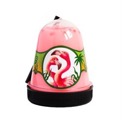 Слайм (лизун) "Slime Jungle Фламинго" с розовым фишболом, 130 г, ВОЛШЕБНЫЙ МИР, S300-29 - фото 11227208