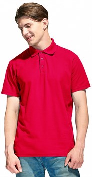 Рубашка-Поло NEW (тк.Трикотаж), красный - фото 11294537