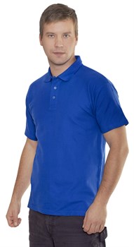 Рубашка-Поло NEW (тк.Трикотаж), васильковый - фото 11294952