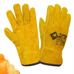 Перчатки ДИГГЕР цельноспилковые желтые утепленные (ПЕР316) - фото 11295172