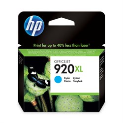 Картридж струйный HP (CD972AE) Officejet 6000/6500/7000, №920, голубой, оригинальный, 700 стр. - фото 11329537