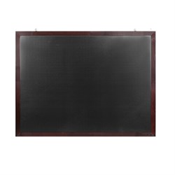 Доска для мела магнитная 90х120 см, черная, деревянная окрашенная рамка, Россия, BRAUBERG, 236893 - фото 11386974