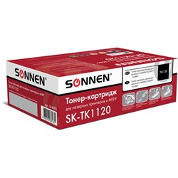 Тонер-картридж лазерный SONNEN (SK-TK1120) для KYOCERA FS-1060DN/1025MFP/1125MFP., ресурс 3000 стр., 364082