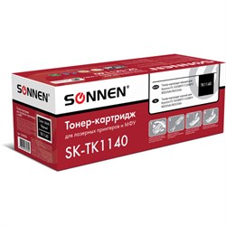 Тонер-картридж лазерный SONNEN (SK-TK1140) для KYOCERA FS-1035MFP/1135MFP/M2035dn/M2535dn, ресурс 7200 стр., 364084 - фото 11396151