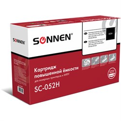 Картридж лазерный SONNEN (SC-052H) для CANON MF421dw/426dw/428x/LBP212dw/214dw, ресурс 9200 стр., 364089 - фото 11396156