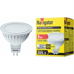 Светодиодная лампа Navigator NLL-MR16-5-230-4K-GU5.3 - фото 11831695
