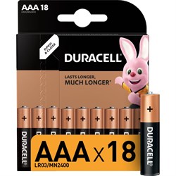 Батарейка Duracell LR03-18BL BASIC - фото 11851427