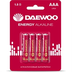 Алкалиновая батарейка Daewoo ENERGY Alkaline 2021 - фото 11855592