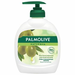 Мыло жидкое 300 мл, PALMOLIVE НАТУРЭЛЬ "Олива и увлажняющее молочко", дозатор, 1763, 8693495017633 - фото 12246586