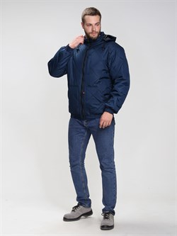 Куртка демисезонная Бомбер-Люкс (тк.Дюспо), синий - фото 12507681