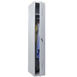 Шкаф металлический для одежды ПРАКТИК "LS-01", односекционный, 1830х302х500 мм, 17 кг, разборный - фото 12536498