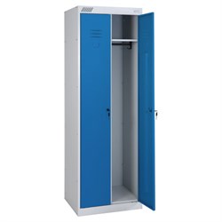 Шкаф металлический для одежды ШРК-22-600, двухсекционный, 1850х600х500 мм, 30 кг, разборный - фото 12536795