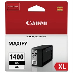 Картридж струйный CANON (PGI-1400XLВК) МВ2040/МВ2340, черный, оригинальный, ресурс 1200 стр., 9185B001 - фото 12538938