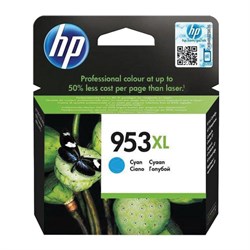 Картридж струйный HP (F6U16AE) Officejet Pro 8710/8210, №953XL, голубой, увеличенный ресурс 1600 стр., оригинальный - фото 12538980