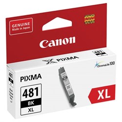 Картридж струйный CANON (CLI-481BK XL) для PIXMA TS704/TS6140, черный, ресурс 3998 страниц, оригинальный, 2047C001 - фото 12539341