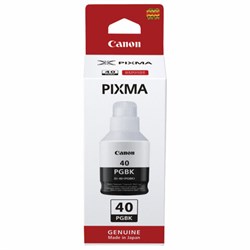 Чернила CANON (GI-40BK) для СНПЧ Pixma G5040/G6040/GM2040, черные, ресурс 6000 страниц, оригинальные, 3385C001 - фото 12539616