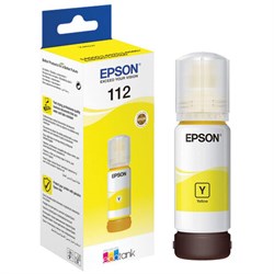 Чернила EPSON 112 (C13T06C44A) для СНПЧ EPSON L11160 /L15150 /L15160 /L6550/L6570, желтые, ОРИГИНАЛЬНЫЕ - фото 12539761