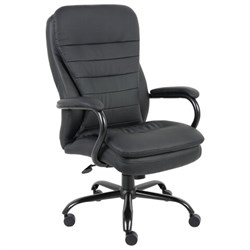 Кресло офисное BRABIX PREMIUM &quot;Heavy Duty HD-001&quot;, усиленное, НАГРУЗКА до 200 кг, экокожа, 531015