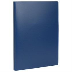 Папка на 2 кольцах STAFF, 21 мм, синяя, до 170 листов, 0,5 мм, 225716 - фото 12548453