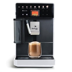 Кофемашина KAFFIT A5, 1400 Вт, объем 1,3 л, емкость для зерен 200 г, автокапучинатор, белая, A5 White - фото 12550737
