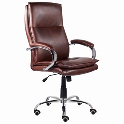 Кресло офисное BRABIX PREMIUM &quot;Cuba EX-542&quot;, экокожа, коричневое, 532550