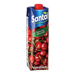 Напиток сокосодержащий SANTAL (Сантал) Red, красная вишня, 1 л, тетра-пак, 547754 - фото 12556664