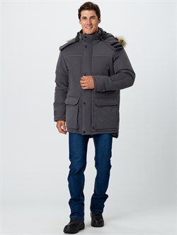 Куртка зимняя Аляска-Люкс (тк.Карелия), серый - фото 12561039