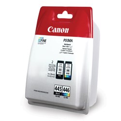 Картридж струйный CANON (PG-445/CL-446) PIXMA MG2440/MG2540, оригинальный КОМПЛЕКТ 2 цвета, 180 страниц, 8283B004 - фото 12661116