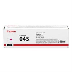 Картридж лазерный CANON (045M) MF635/633/631/LBP 611/613, пурпурный, ресурс 1300 стр., оригинальный, 1240C002 - фото 12661466