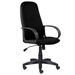 Кресло офисное BRABIX "Praktik EX-279", ткань/кожзам, черное, 532017 - фото 12670466