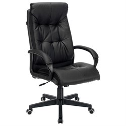 Кресло офисное CH-824, экокожа, черное, 1079045 - фото 12671434