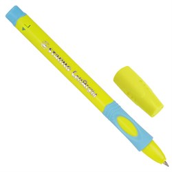 Ручка шариковая с грипом STABILO &quot;LeftRight&quot;, СИНЯЯ, для левшей, корпус желтый/голубой, 6318/8-10-41