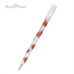 Ручка гелевая BRUNO VISCONTI "UniWrite", СИНЯЯ, "Fresh&fruity. Инжир", линия 0,4 мм, 20-0305/02 - фото 13102950