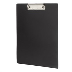 Доска-планшет STAFF с прижимом А4 (315х235 мм), пластик, 1 мм, черная, 229223 - фото 13107993