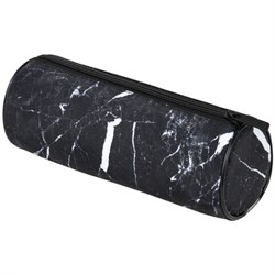 Пенал-тубус BRAUBERG, с эффектом Soft Touch, мягкий, &quot;Black marble&quot;, 22х8 см, 271569