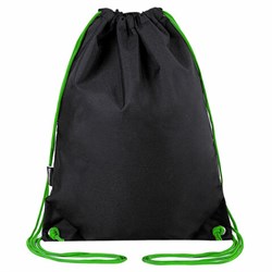 Мешок для обуви BRAUBERG плотный, карман на молнии, подкладка, 43х33 см, &quot;Neon Green&quot;, 271625