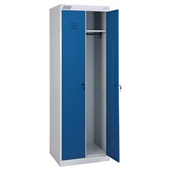 Шкаф металлический для одежды ШРК-22-800, двухсекционный, 1850х800х500 мм, 34 кг, разборный - фото 13114161