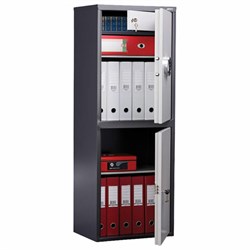 Шкаф металлический для документов AIKO "SL-125/2ТEL" ГРАФИТ, 1252х460х340 мм, 31 кг, S10799132902 - фото 13114459