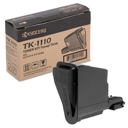 Тонер-картридж KYOCERA (TK-1110) FS1040/1020/1120, оригинальный, ресурс 2500 стр., 1T02M50NX1 - фото 13114627