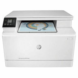 МФУ лазерное ЦВЕТНОЕ HP Color LaserJet M182n "3 в 1", А4, 16 стр./мин., 30000 стр./месяц, сетевая карта, 7KW54A - фото 13115172