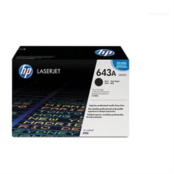 Картридж лазерный HP (Q5950A) ColorLaserJet 4700, №643A, черный, оригинальный, ресурс 11000 страниц - фото 13115996