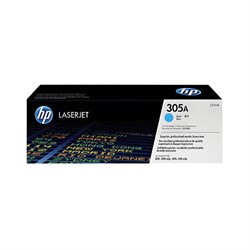 Картридж лазерный HP (CE411A) CLJ Pro M351/M451, №305A, голубой, оригинальный, ресурс 2600 страниц - фото 13116055