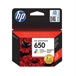 Картридж струйный HP (CZ102AE) Deskjet Ink Advantage 2515/2516 №650, цветной, оригинальный - фото 13116060