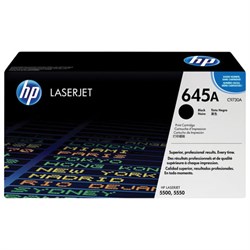 Картридж лазерный HP (C9730A) Color LaserJet 5500/5550, №645A, черный, оригинальный, ресурс 13000 страниц - фото 13116110