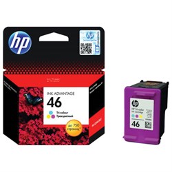 Картридж струйный HP (CZ638AE) DeskJet Ink Advantage 2020hc/2520hc №46, цветной, оригинальный, ресурс 750 стр. - фото 13116168