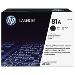 Картридж лазерный HP (CF281A) LaserJet M604n/M604dn/M605/M606/M630, №81A, оригинальный, ресурс 10500 страниц - фото 13116241