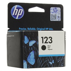 Картридж струйный HP (F6V17AE) Deskjet 2130, №123, чёрный, оригинальный, ресурс 120 стр. - фото 13116345